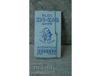 Hârtii de țigări franceze vechi - ZIG-ZAG N601