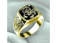 Men's Scorpion Ring 14K Gold Plated
