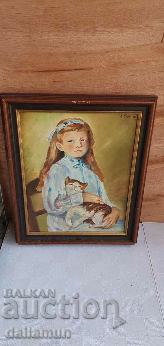 original painting by A. Swinnen with price 150.00 BGN | € 76.69 original painting by A. Swinnen with price 150.00 BGN | € 76.69