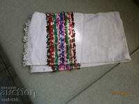 Towel towel border embroidery