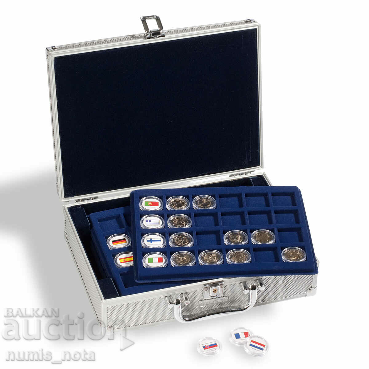 chips with the Different Flags for Eurosets with coins - 35 pieces - 5 chips with the Different Flags for Eurosets with coins - 35 pieces - 5