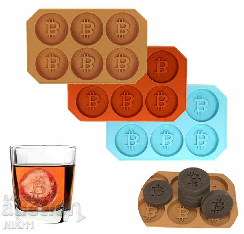 Καλούπι σιλικόνης Κέρμα Bitcoin Bitcoin, διακόσμηση τούρτας