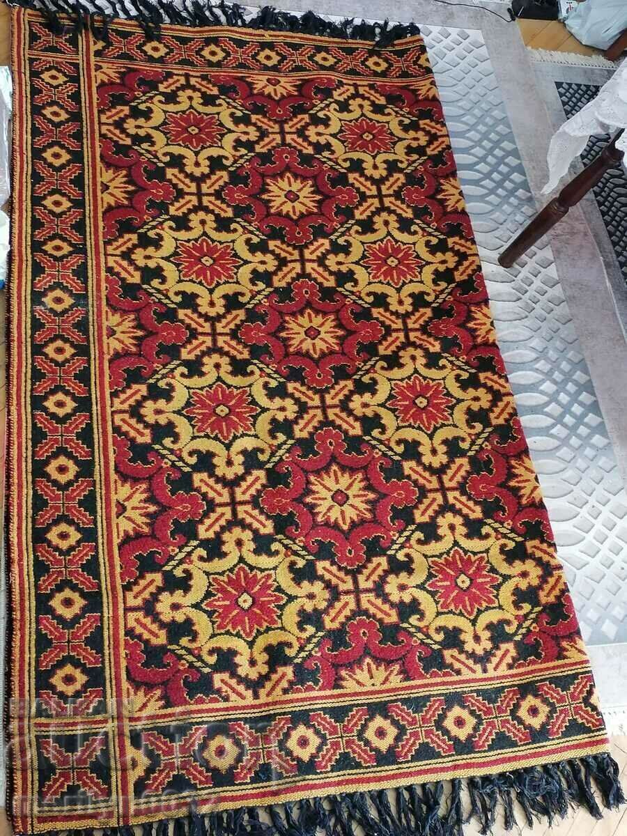 Handwoven wool rug 2.4/2.4m 60s patterned rug with price 163.00 BGN | € 83.34 Handwoven wool rug 2.4/2.4m 60s patterned rug with price 163.00 BGN | € 83.34