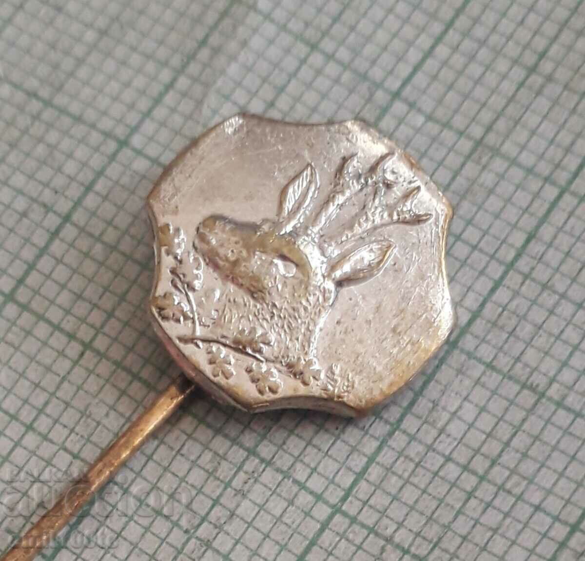 Badge - Deer hunting trophy with price 4.00 BGN | € 2.05 Badge - Deer hunting trophy with price 4.00 BGN | € 2.05