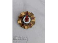 Badge - Honorary blood donor BCHK - enamel