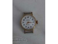 Old Russian, gold-plated women's Chaika watch