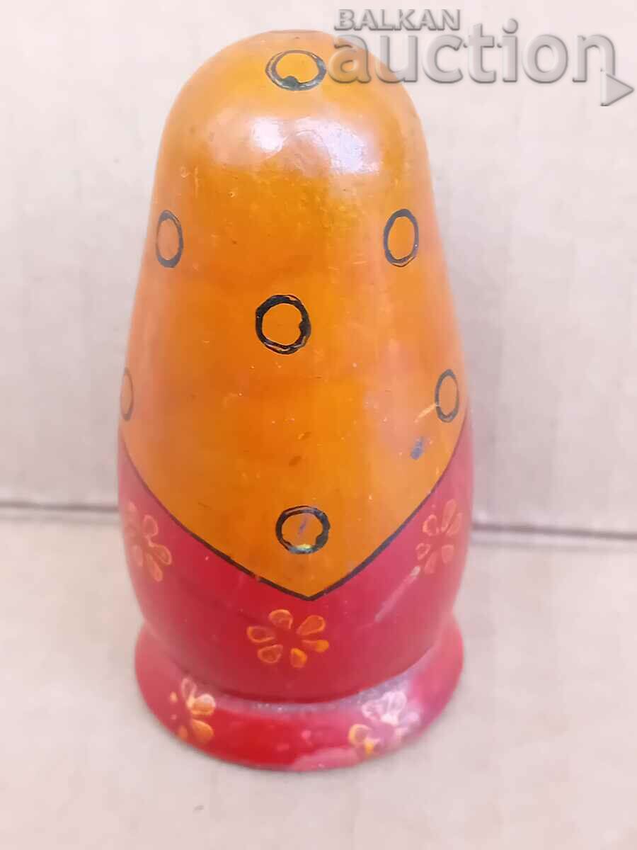 Delivery of old hand painted matryoshka doll