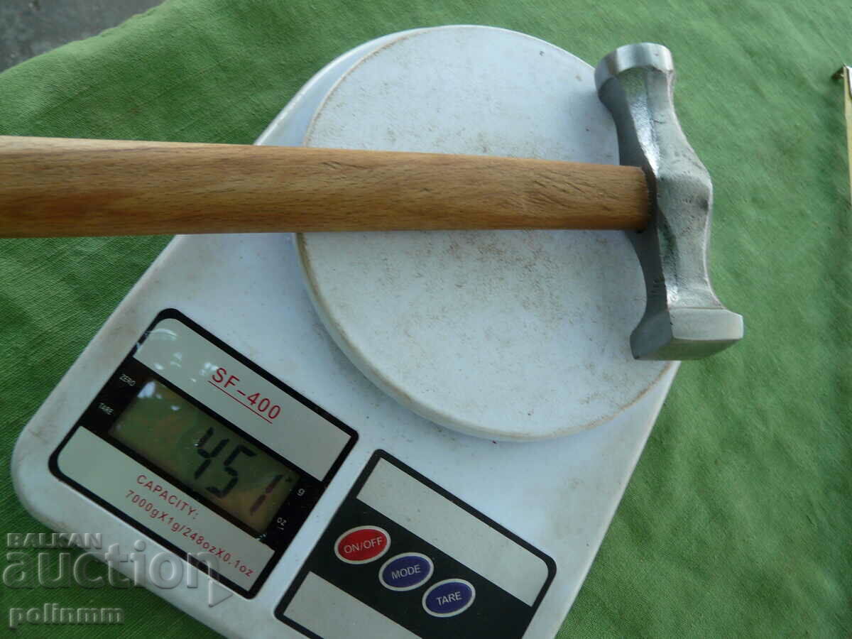 Old German Tin Hammer - 231 - 6 Old German Tin Hammer - 231 - 6