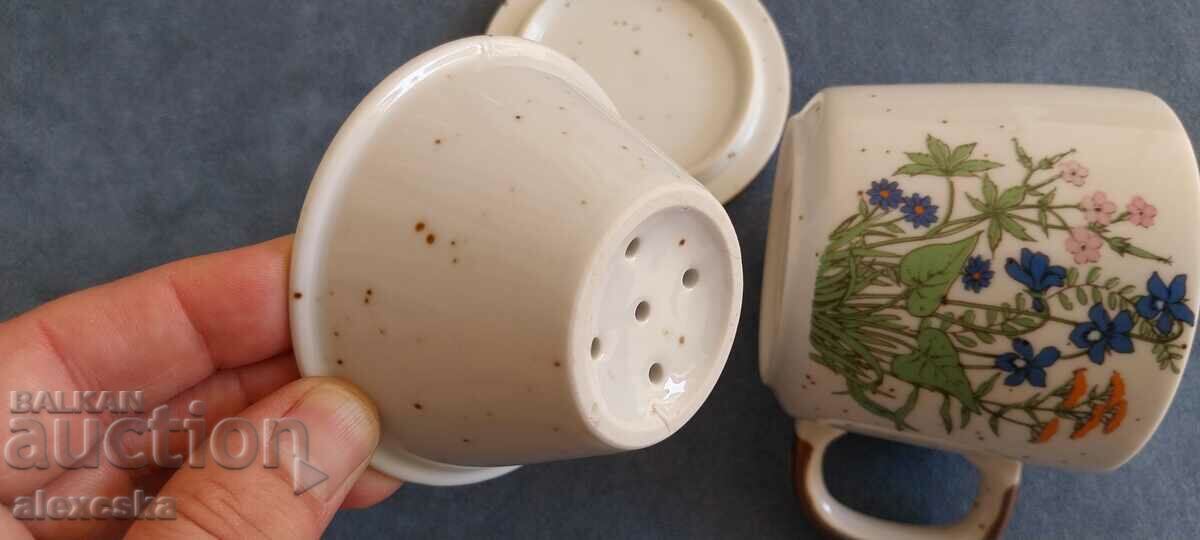 Teacup with strainer - 5 Teacup with strainer - 5