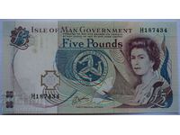 Isle of Man 5 Pound 1983 Pick 41b Ref 7434