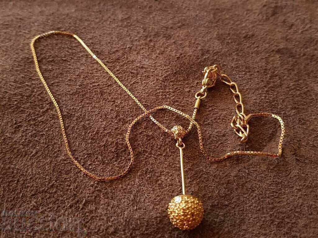 Unique designer necklace with 18k gold plating and SWAROVSKI - 7 Unique designer necklace with 18k gold plating and SWAROVSKI - 7