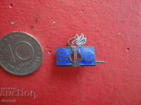 BFS bronze enamel badge