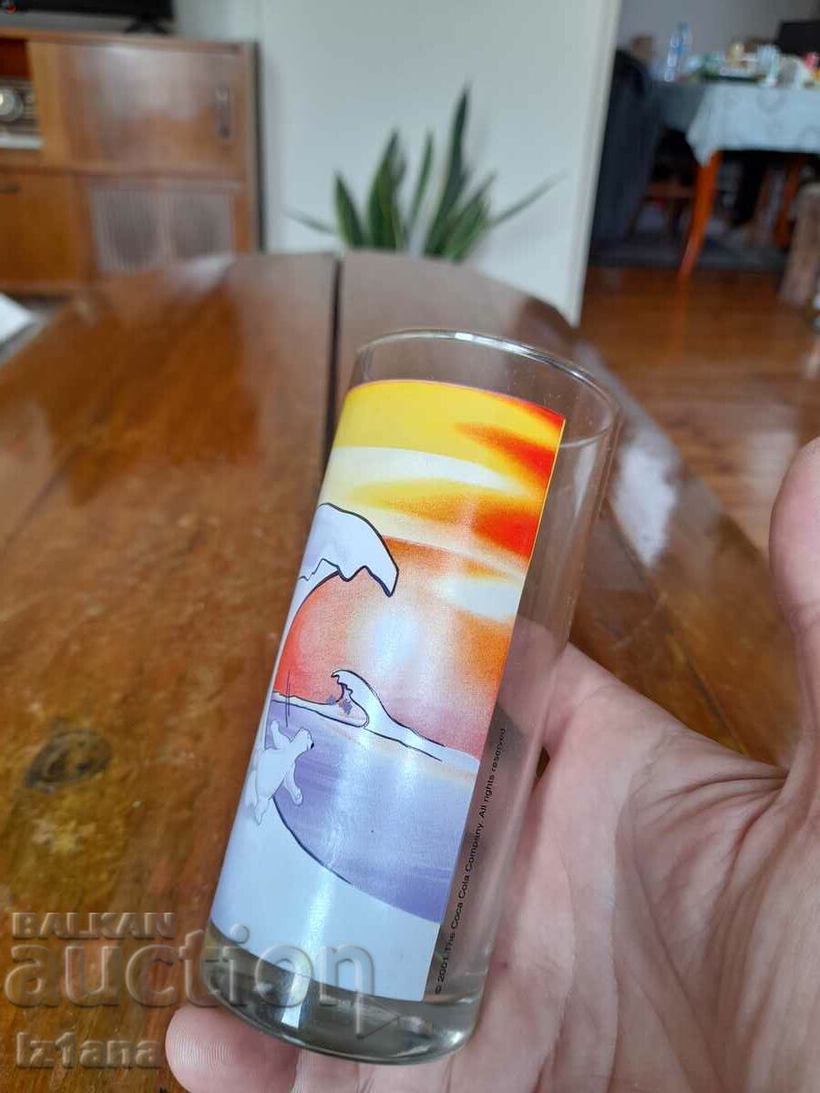 Auction  An old glass of Coca Cola, Coca Cola