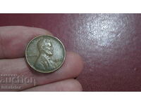 1937 год 1 цент САЩ