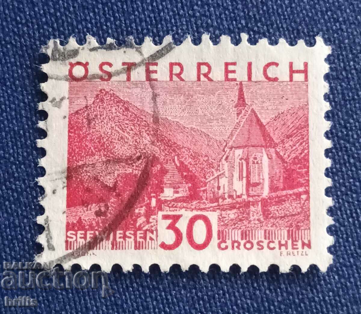 AUSTRIA 1929 - ZEEVIZEN