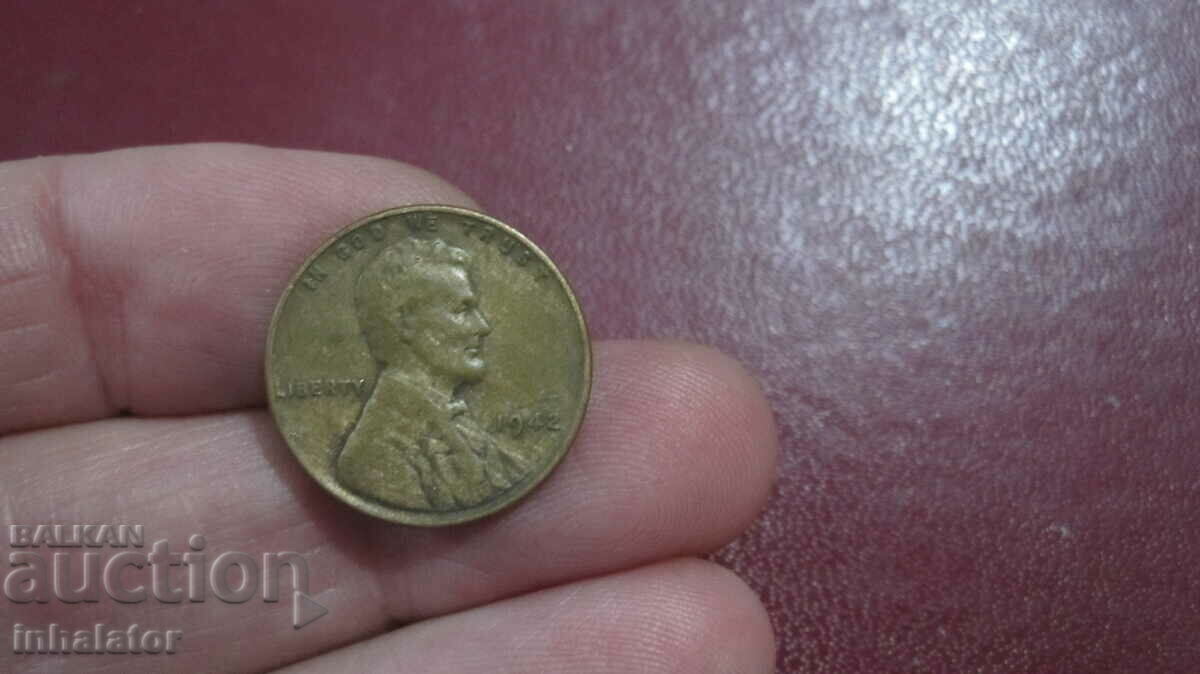 1942 год 1 цент САЩ