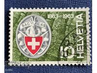 ΕΛΒΕΤΙΑ 1963 - 100 ΕΠΕΤΕΙΟΣ ΕΡΥΘΡΟΣ ΣΤΑΥΡΟΣ