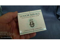 OLD Cigarette box SENIOR SERVICE -England