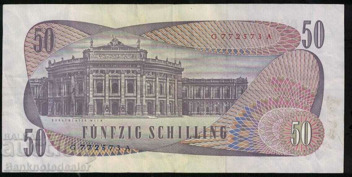 Austria 50 Schilling 1970 Pick 143 Ref 2573 with price 30.00 BGN | € 15.34 Austria 50 Schilling 1970 Pick 143 Ref 2573 with price 30.00 BGN | € 15.34