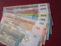 Set Siria 7 buc Bancnote UNC 2019 5000-2000-1000-500 si altele