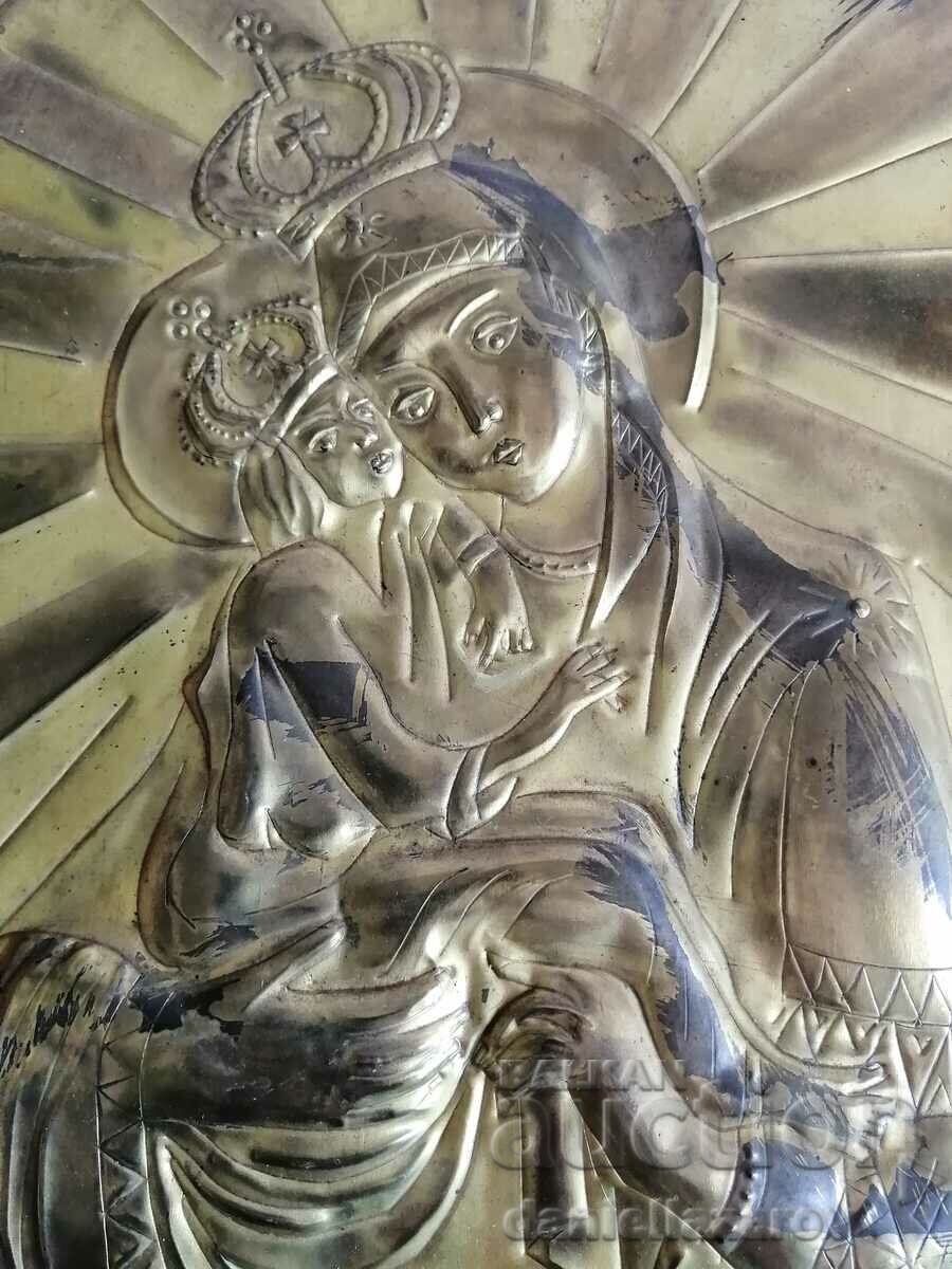 Old Russian Icon of the Virgin and Child, Imperial Russia Obkov - 7 Old Russian Icon of the Virgin and Child, Imperial Russia Obkov - 7