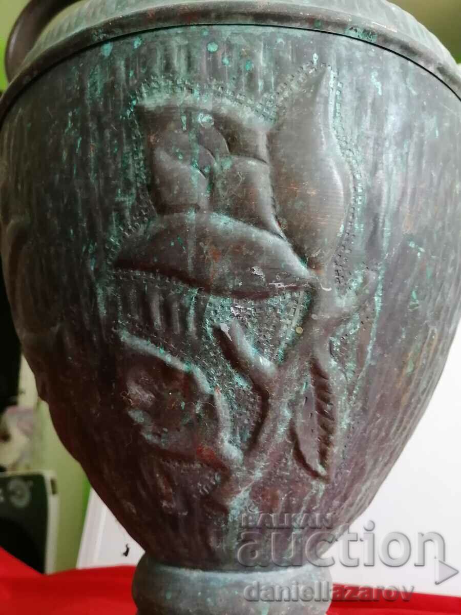 Delivery of Huge Ancient Vessel, Amphora, Vase, Pot 19th Century. Delivery of Huge Ancient Vessel, Amphora, Vase, Pot 19th Century.