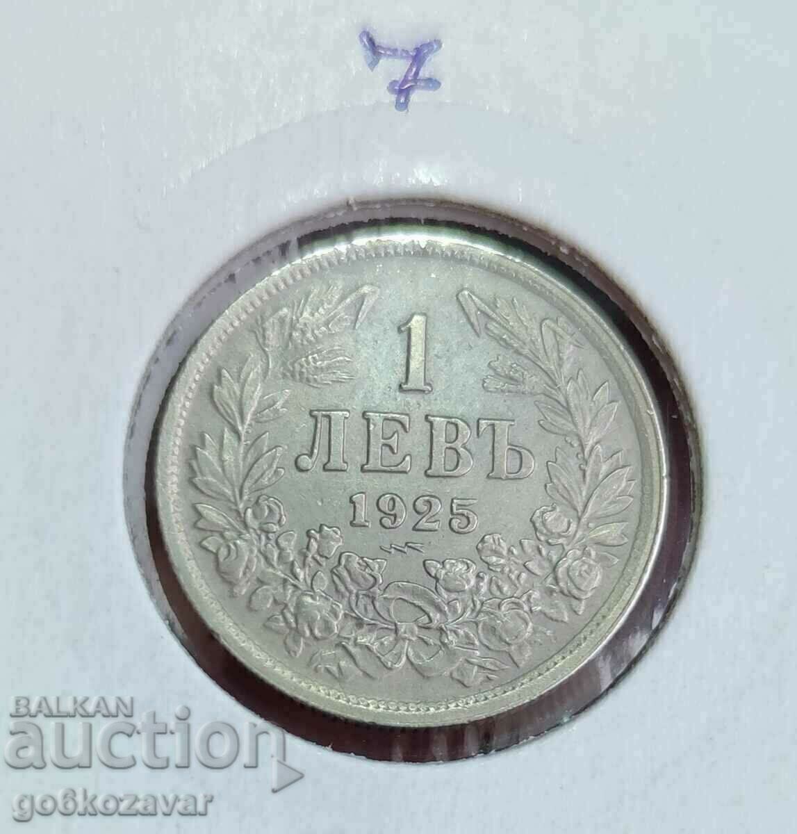 Auction  Bulgaria 1 BGN 1925 with Mark! for Collection!