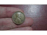 1946 год 1 цент САЩ буква S