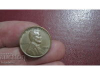 1953 1 cent USA letter D