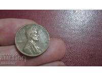 1957 год 1 цент САЩ буква D