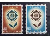 Islanda 1964 Europa CEPT Flori MNH