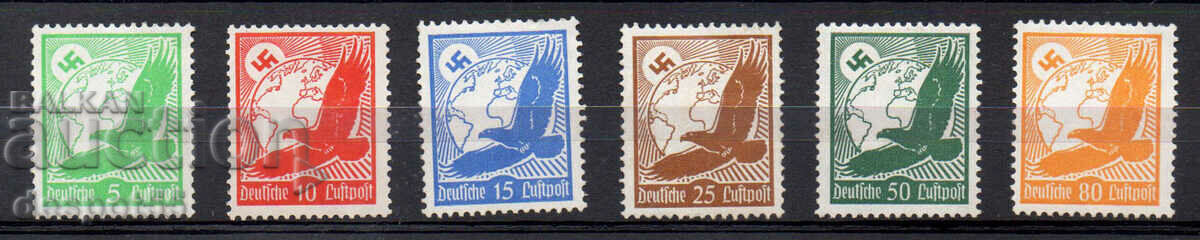 1934. Γερμανία Ράιχ. Γραμματόσημα της σειράς Airmail.