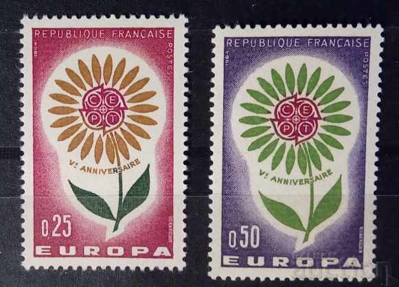 Franța 1964 Europa CEPT Flori MNH