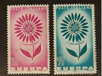 Италия 1964 Европа CEPT Цветя MNH