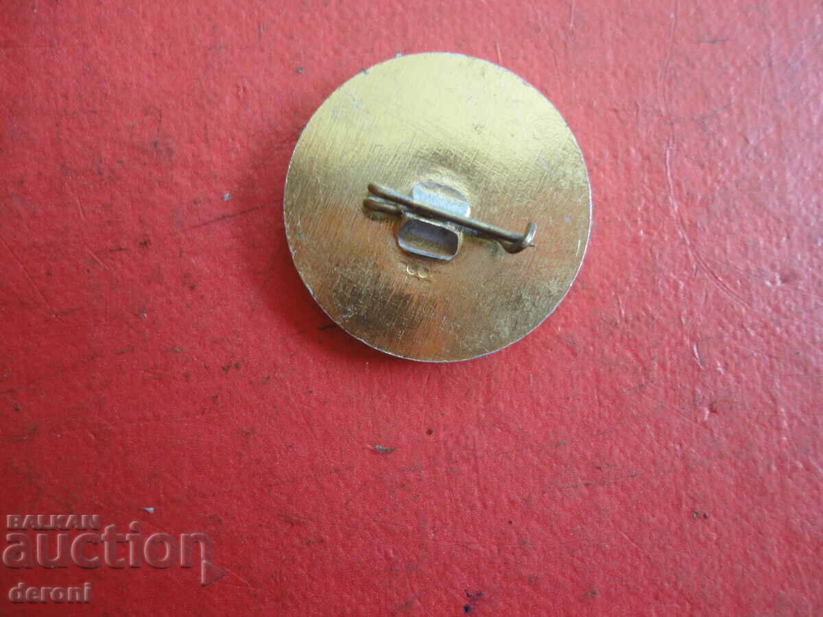 Delivery of Sign badge Aitoska Party Organization