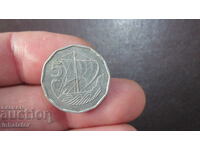 1982 Cyprus 5 cents - Aluminum - Ship - Galley