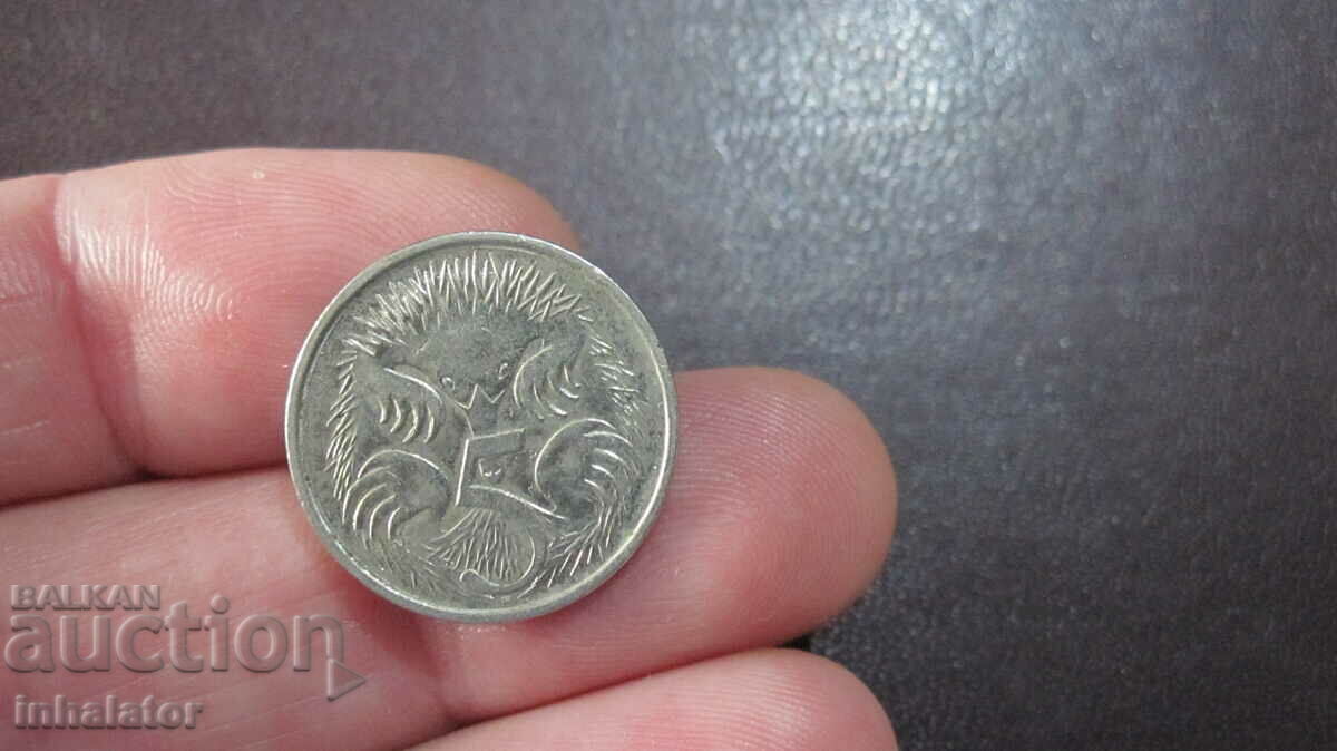 2008 год 5 цента Австралия - ЕХИДНА