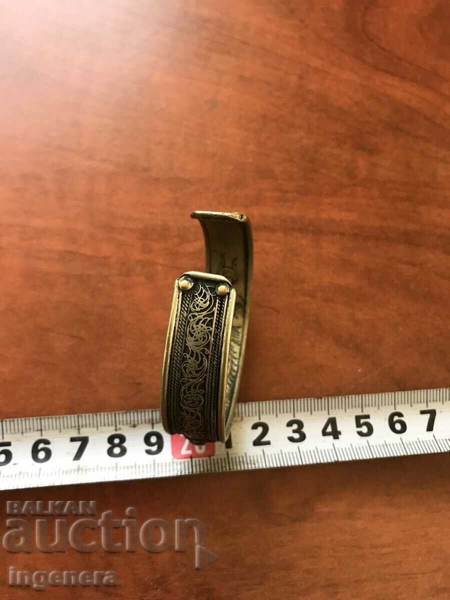 BRACELET BRASS ORNAMENTS ETHNIC FOLKLORE - 6 BRACELET BRASS ORNAMENTS ETHNIC FOLKLORE - 6