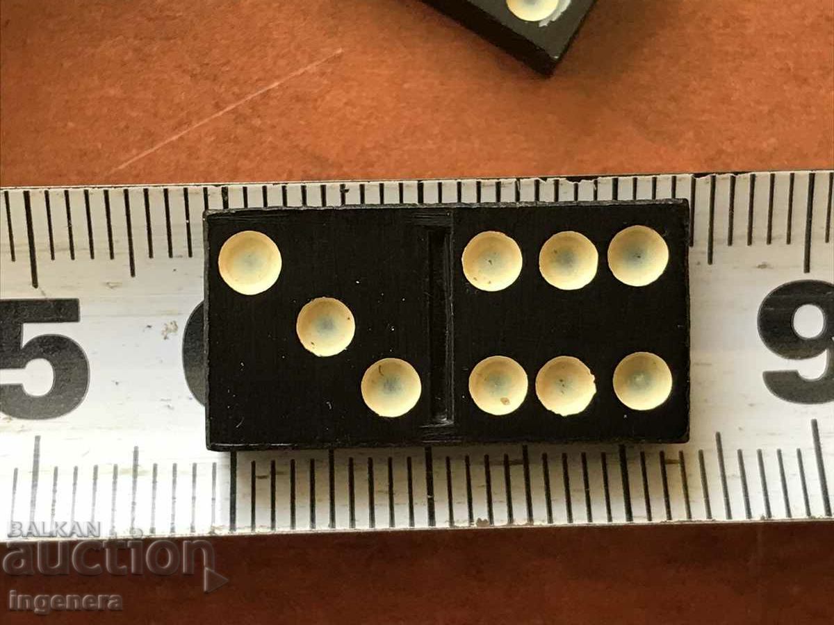 DOMINO MINI ANTIQUE-VEGA SOFIA-COMPLETE SET 40 TILES with price 38.00 BGN | € 19.43 DOMINO MINI ANTIQUE-VEGA SOFIA-COMPLETE SET 40 TILES with price 38.00 BGN | € 19.43