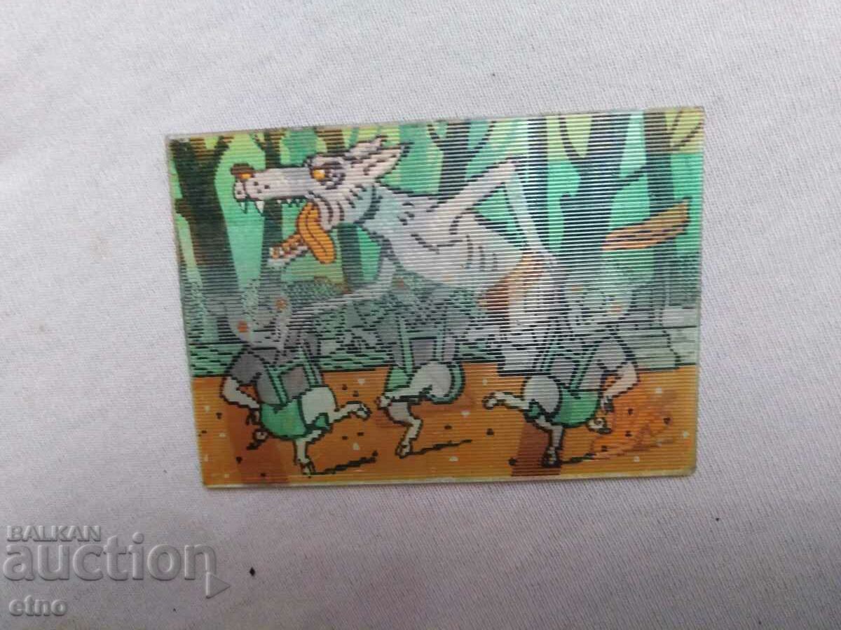 USSR, MULTIPLICATION TABLE - STEREO, Calendar, the three little pigs with price 20.00 BGN | € 10.23