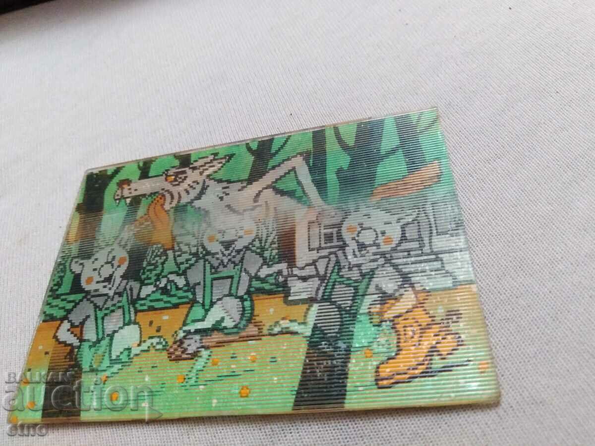 Auction  USSR, MULTIPLICATION TABLE - STEREO, Calendar, the three little pigs