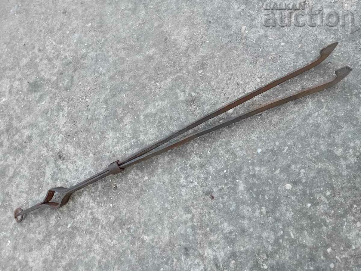 Old PRIMITIVE hand forged dilaf curling iron wrought iron - 5 Old PRIMITIVE hand forged dilaf curling iron wrought iron - 5