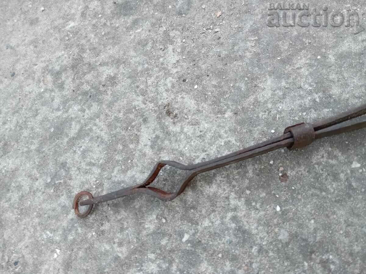 Old PRIMITIVE hand forged dilaf curling iron wrought iron - 7 Old PRIMITIVE hand forged dilaf curling iron wrought iron - 7