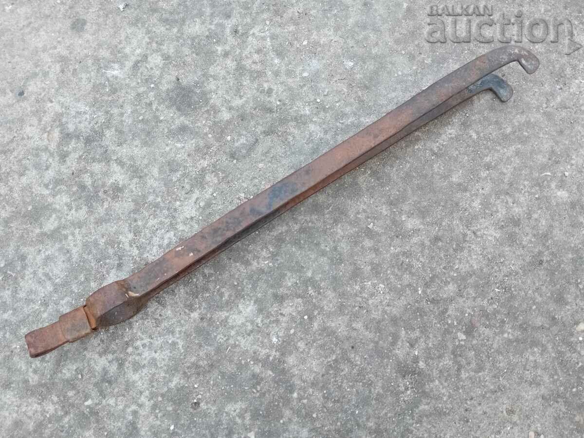 Old PRIMITIVE hand forged dilaf curling iron wrought iron - 7 Old PRIMITIVE hand forged dilaf curling iron wrought iron - 7