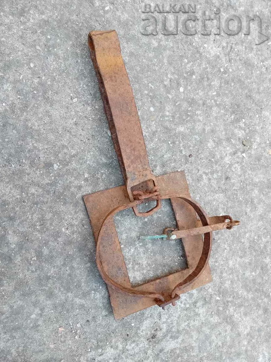 old forged trap for beaded golden ferrets WORKING - 5