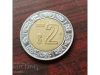 Mexic 2 pesos 2013 aUNC