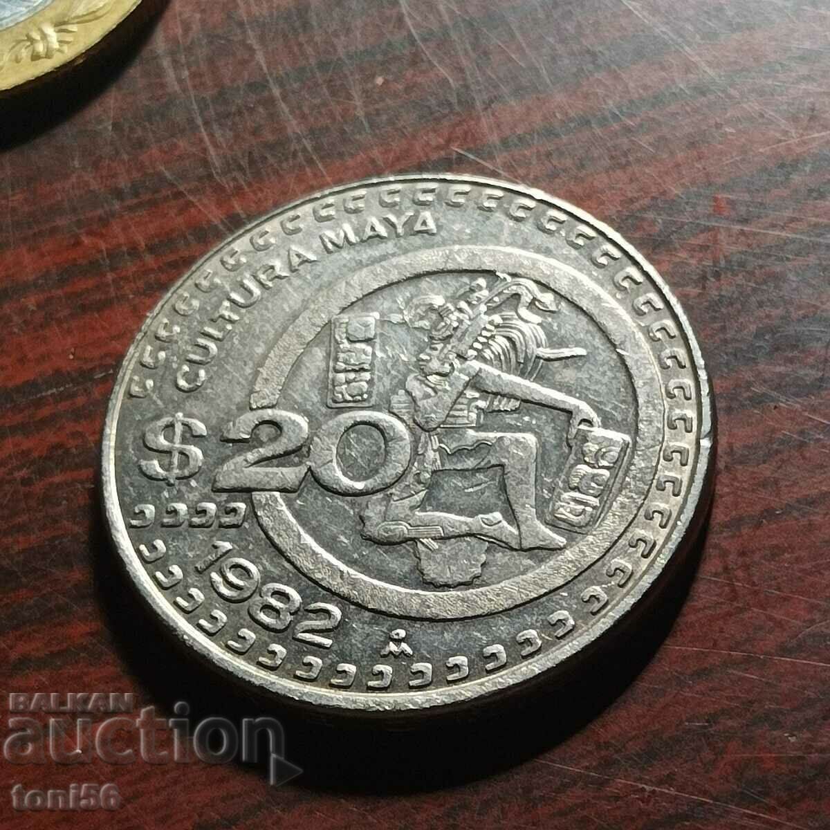 Mexico 20 pesos 1982 Mexico 20 pesos 1982
