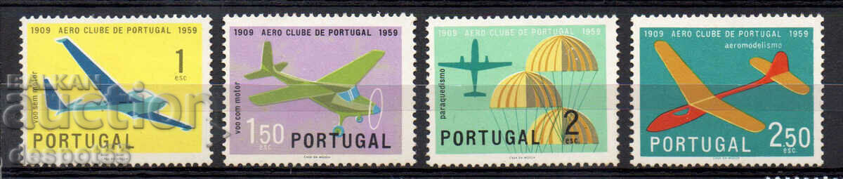 1960 Portugalia. 50 de ani de club portughez de avioane