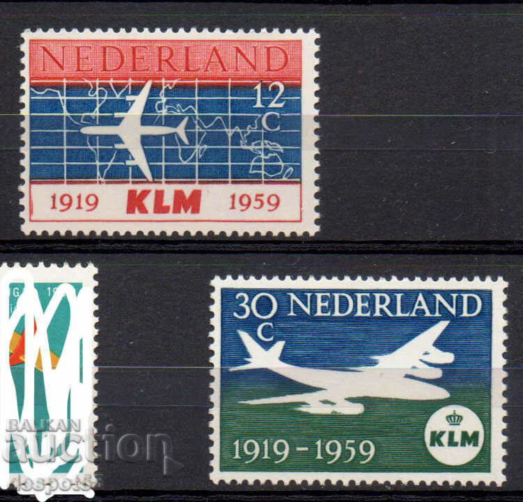1959. Нидерландия. 40-та годишнина на KLM.