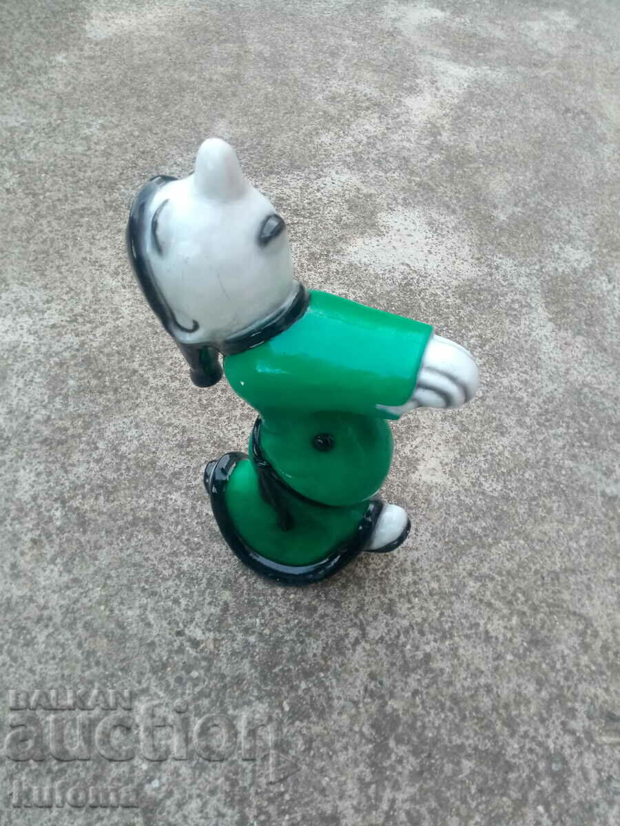 Auction Hand painted ceramic figure Auction Hand painted ceramic figure